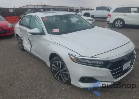 2021 Honda Accord Hybrid Ex-L из США, поврежденный, VIN 1HGCV3F53MA011255